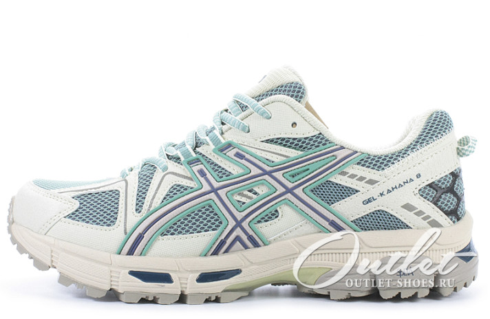 Кроссовки Asics Gel Kahana 8 Khaki Mint  бежевые