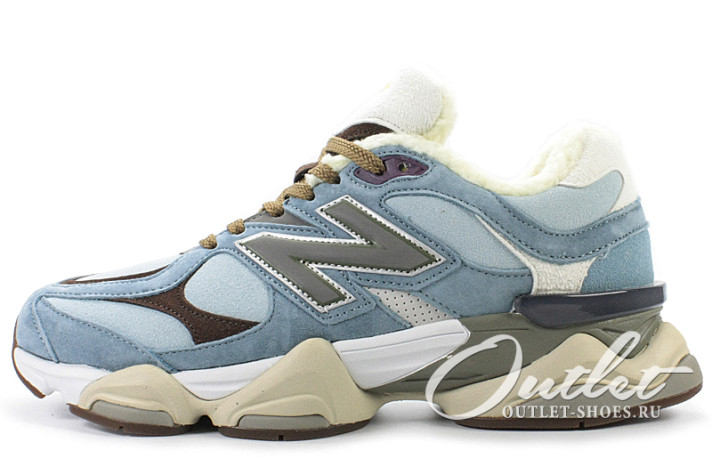 Кроссовки New Balance 9060 Winter Bodega Age Of Discovery  синие