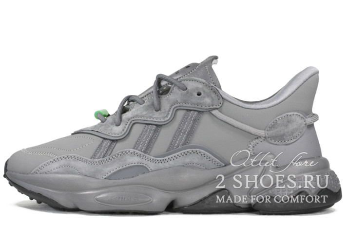 Кроссовки Adidas Ozweego Carbon Core Black EE7001 серые