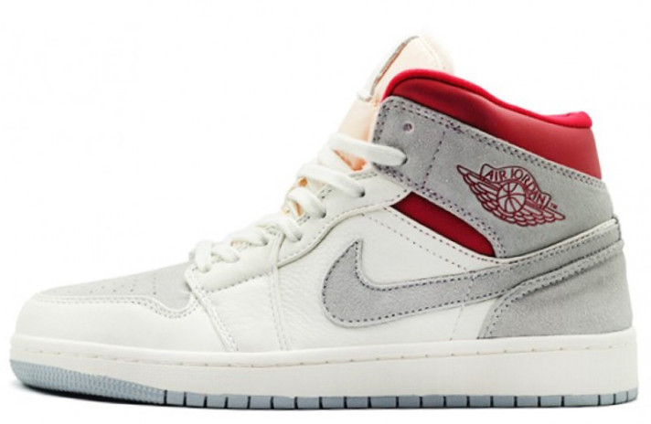 Кроссовки Nike Air Jordan 1 Mid Sneakersnstuff 20th Anniversary CT3443-100 серые