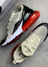 Кроссовки Nike Air Max 270 Light Bone Black живое фото 2