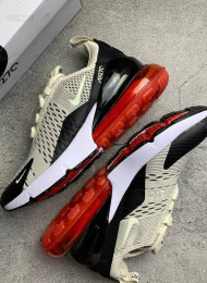 Кроссовки Nike Air Max 270 Light Bone Black живое фото 1