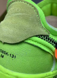 Кроссовки Nike Air Force 1 Low Off White Volt Hyper Jade живое фото 4