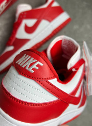Кроссовки Nike Dunk SB Low University Red живое фото 4