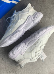 Кроссовки Adidas Ozweego Cloud White живое фото 1