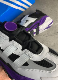 Кроссовки Adidas Niteball White Power Purple Black живое фото 3