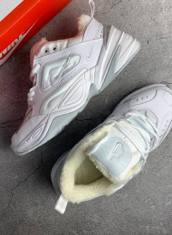 Кроссовки Nike M2K Tekno Winter White Pure Platinum живое фото 1