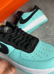 Кроссовки Nike Air Force 1 Low Tiffany & Co 1837 Mint живое фото 3