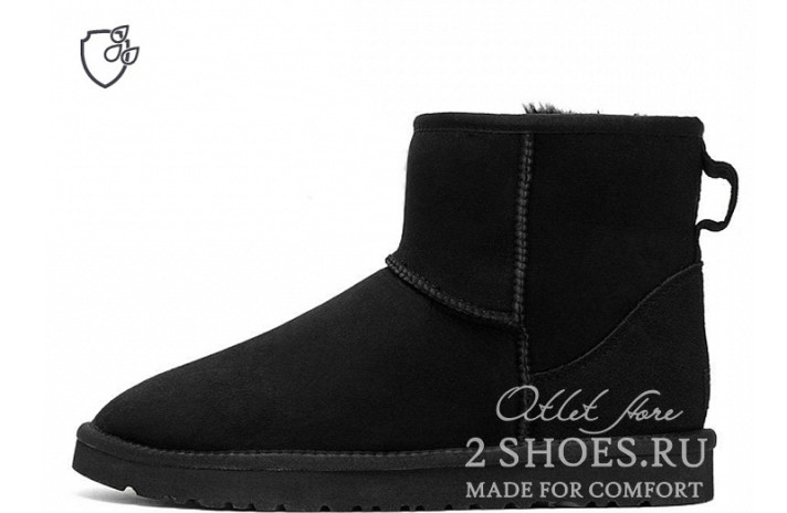 Ugg Australia Classic Mini II Black  черные